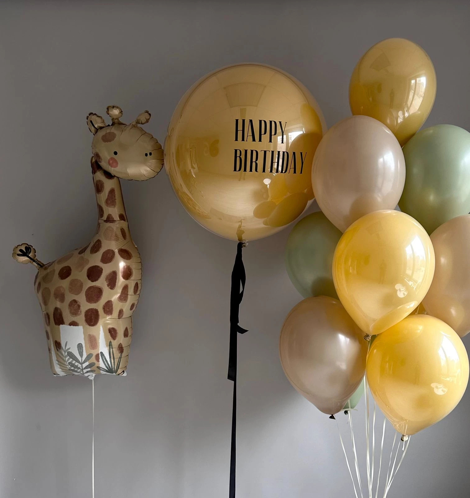 Готовое решение «Жираф в саванне»