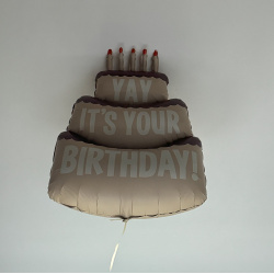 Шар Фигура Торт HB матовый