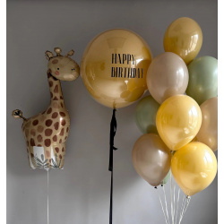 Готовое решение «Жираф в саванне»