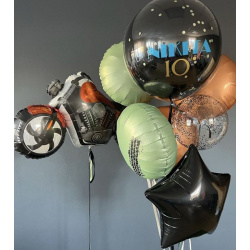 Композиция «Яркий мотоцикл»