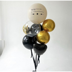 Букет из шаров «Музыкальные чувства»