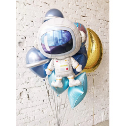 Букет из шаров «Звездный космонавт»