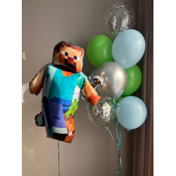 Композиция «Стив в Майнкрафте»