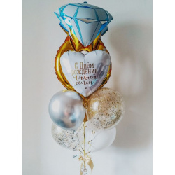 Букет из шаров «Свадебный переполох»